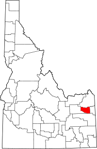 State map highlighting Madison County