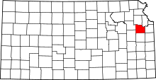 State map highlighting Douglas County