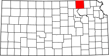 State map highlighting Marshall County