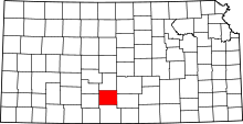 State map highlighting Pratt County