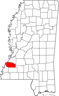 State map highlighting Jefferson County