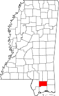 State map highlighting Stone County