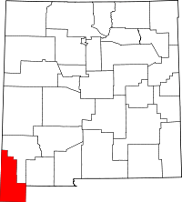 State map highlighting Hidalgo County