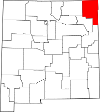 State map highlighting Union County