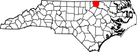 State map highlighting Warren County