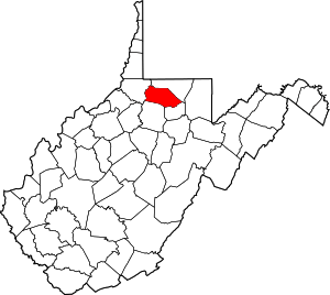 State map highlighting Marion County