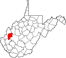 State map highlighting Putnam County