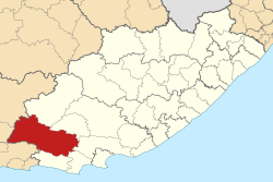 Location in the Eastern Cape