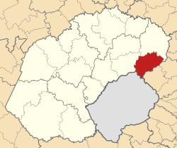 Location in the Free State