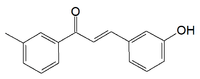 Chemical structure of methyl hydroxychalcone