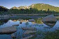 Rocks in water