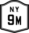 NYS Route 9M marker