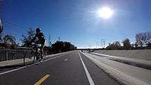 San Gabriel River Bike Trail in Lakewood, CA