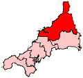 A large constituency in the north of the county.