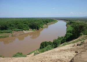 The Omo River near Omorati.