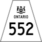 Highway 552 shield