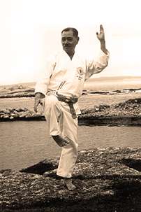 Tsuyoshi Chitose in Peggy's Cove, Nova Scotia