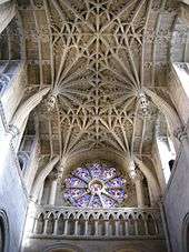 The Norman interior of a very small cathedral has a late Gothic vault of rare design