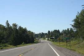 Photograph of the road sign