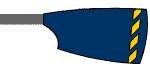 Image showing the rowing club's blade colours