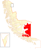 Location in the Magallanes Region