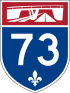 Autoroute 73 shield