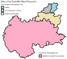 Redcliffe-Maud map