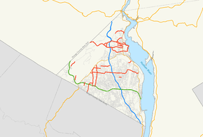 The county routes numbered between 76 and 118A in Rockland County are located at various points throughout the county.