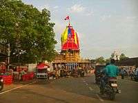 festival cart of the temple with image of the festival deity