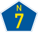 National route N7 shield