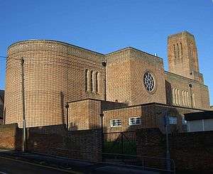 Sacred Heart Church seen from Ripley Street.