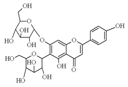 Chemical structure of saponarin