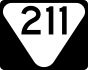 State Route 211 marker