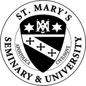 The seal of St. Mary's College and University