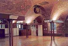 The crypt under St James, Clerkenwell