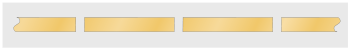 A stripline circuit consisting of a through line with regularly spaced gaps across the line