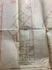 Proposed plan of ground floor, c.1895