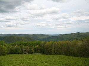 A view of the Berkshires from near North Adams, Massachusetts