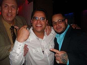 Tito Puente Jr. and Luis Bezanilla at the Billboard Awards