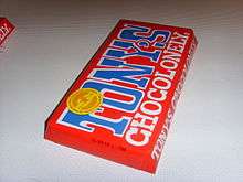 Tony's Chocolonely milk chocolate bar