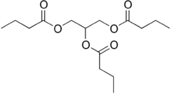 Skeletal formula of butyrin