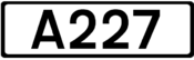 A227 road shield