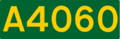 A4060 road shield