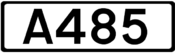 A485 road shield