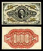 Ten-cent third-issue fractional note