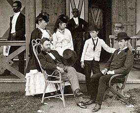 Family group on porch