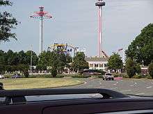 WindSeeker in operation at Carowinds.