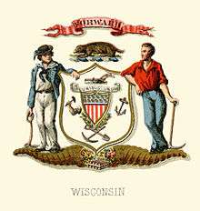 Wisconsin state coat of arms