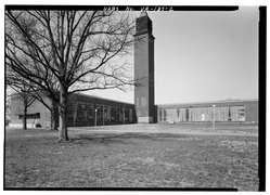 VIEW SHOWING TOWER - Belgian Building, Lombardy Street and Brook Road, Richmond, Independent City, VA HABS VA,44-RICH,110-2.tif